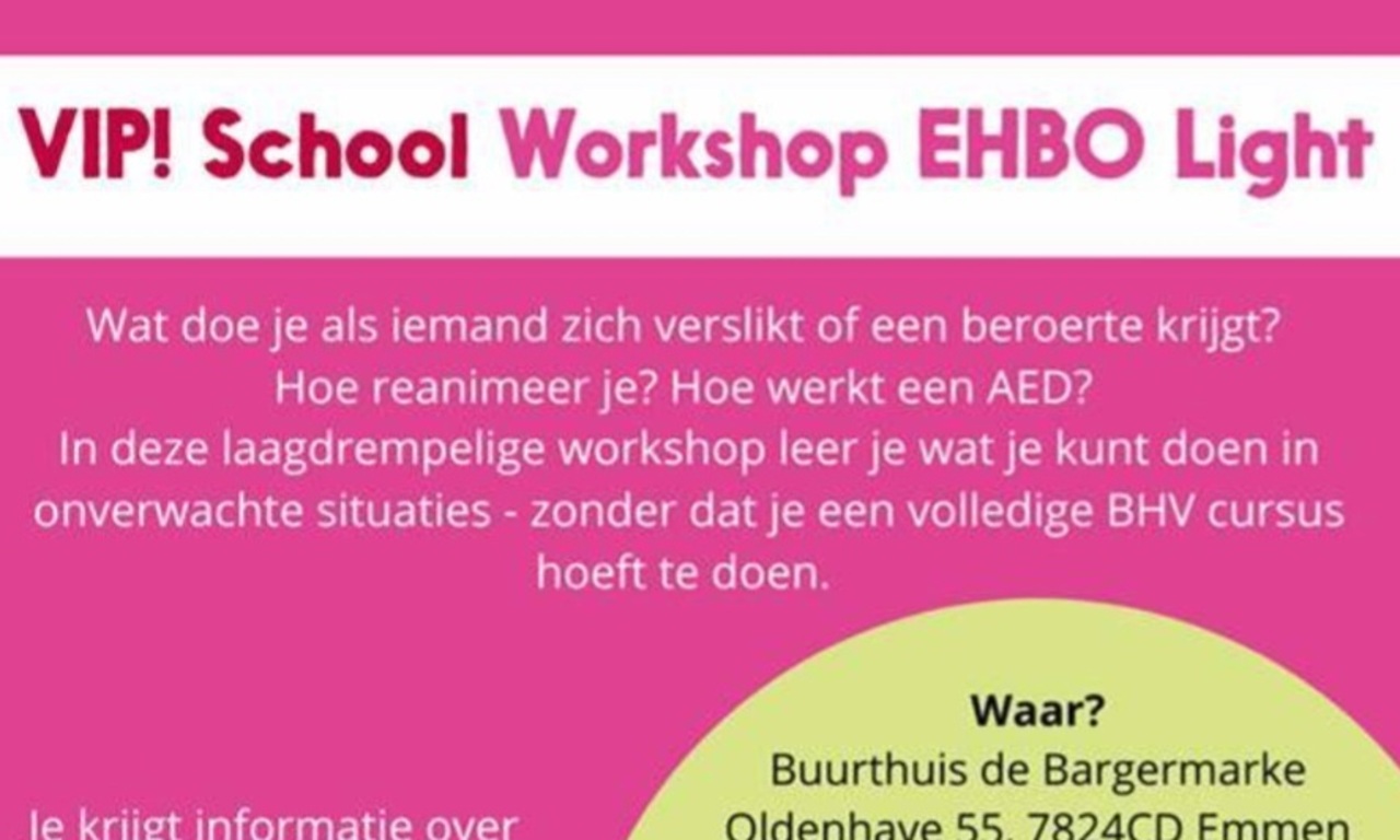Workshop EHBO light