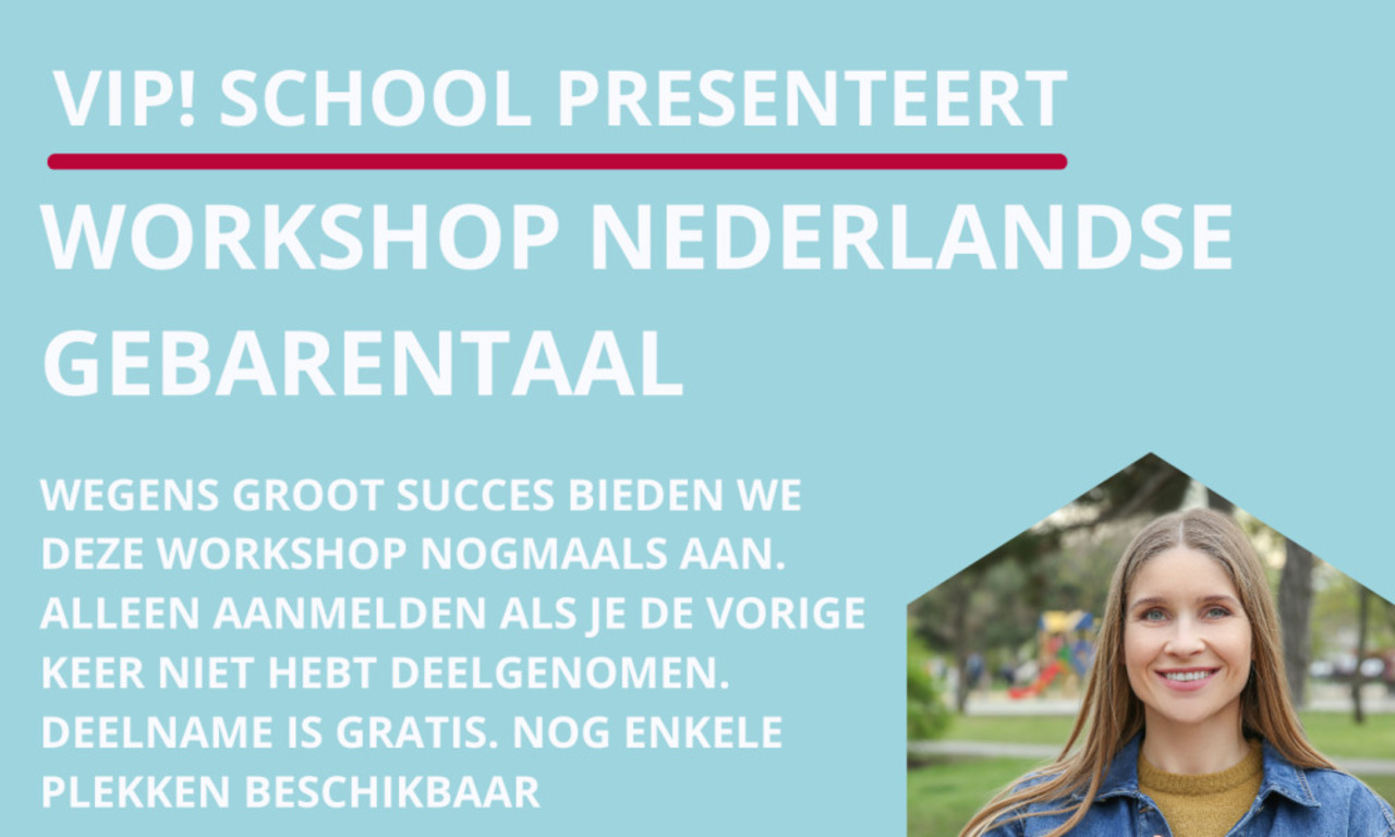 Workshop Nederlandse gebarentaal. Extra datum!