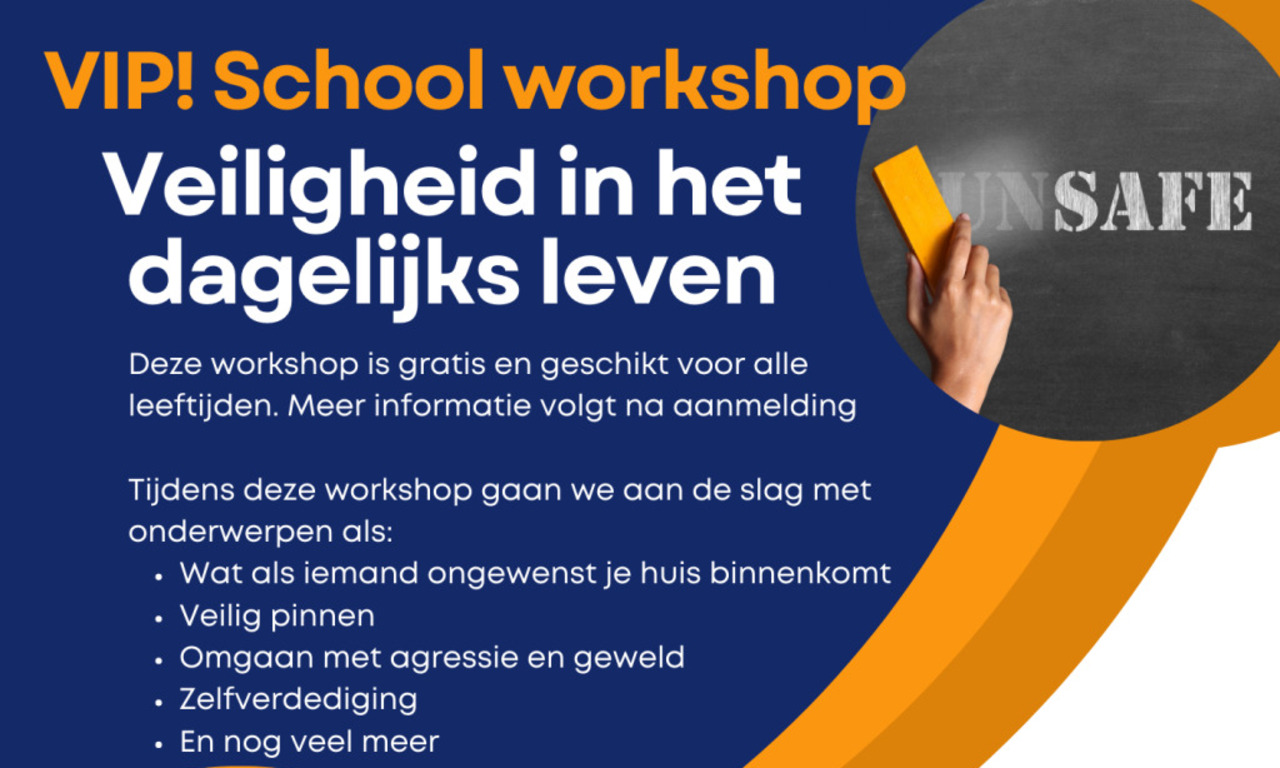 Workshop: Veiligheid in het dagelijks leven op woensdag 19 maart 2025